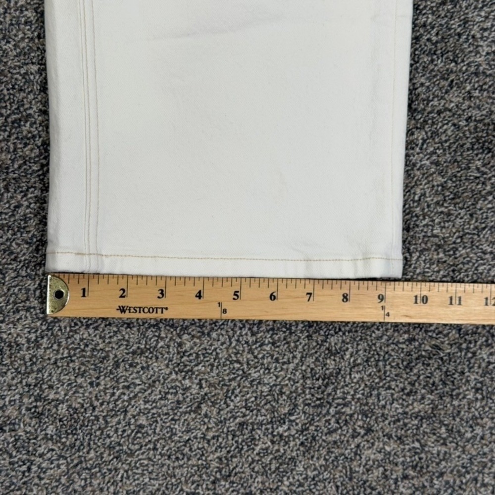 AYR The Secret Sauce Wide Leg Jeans Off White Cream High Rise Size 30S USA Made - Picture 12 of 13